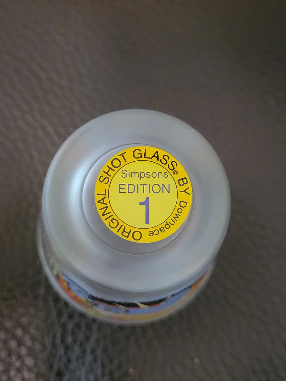 The Simpsons "Kiss My Curvy Butt!" Vintage Shot Glass - photo 4