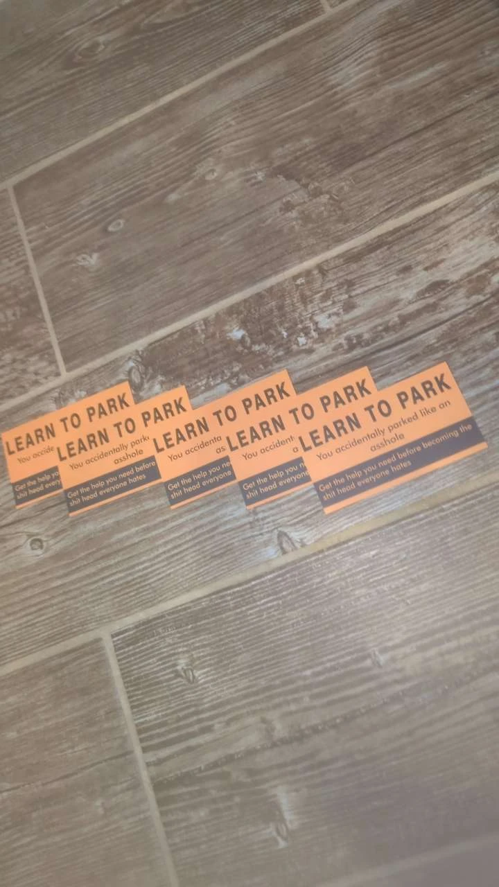 Learn To Park Funny Card