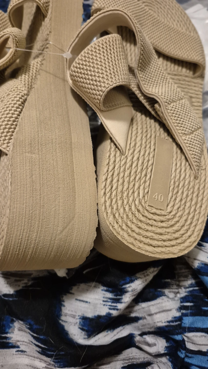 Women's Tan Platform Sandals Size 40 - photo 2