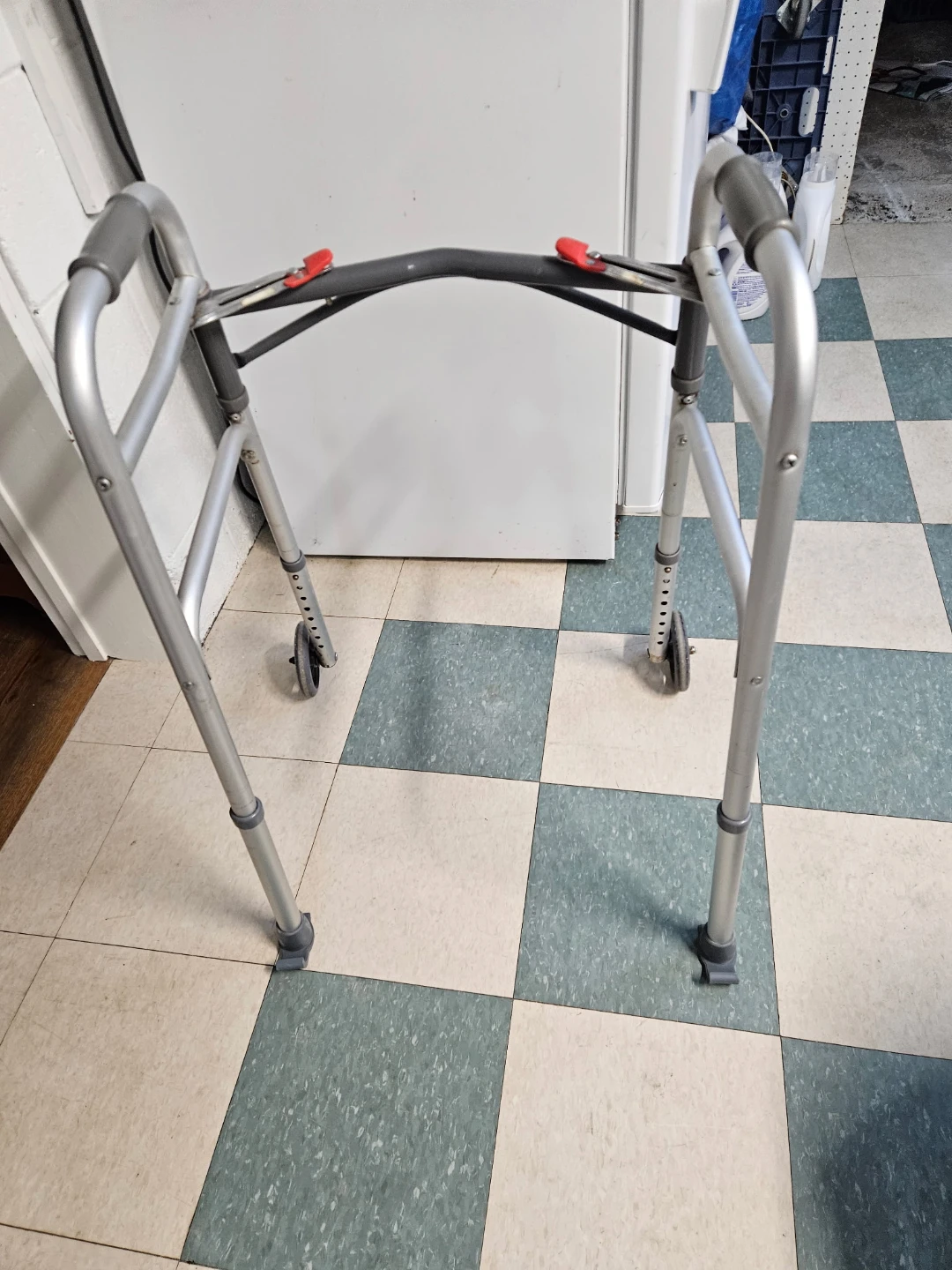 Folding Walker with Two Wheels - photo 2