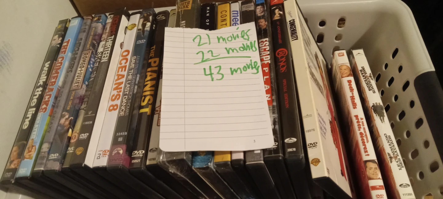 Collection of 43 DVDs for 20.00. - photo 3
