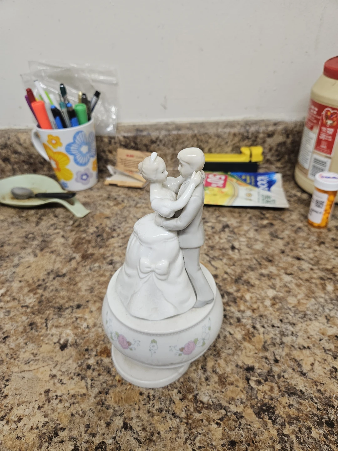Porcelain Dancing Couple Figurine - photo 2
