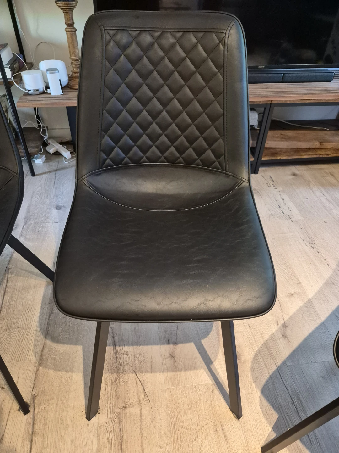 Set of 4 dinning chairs - photo 2