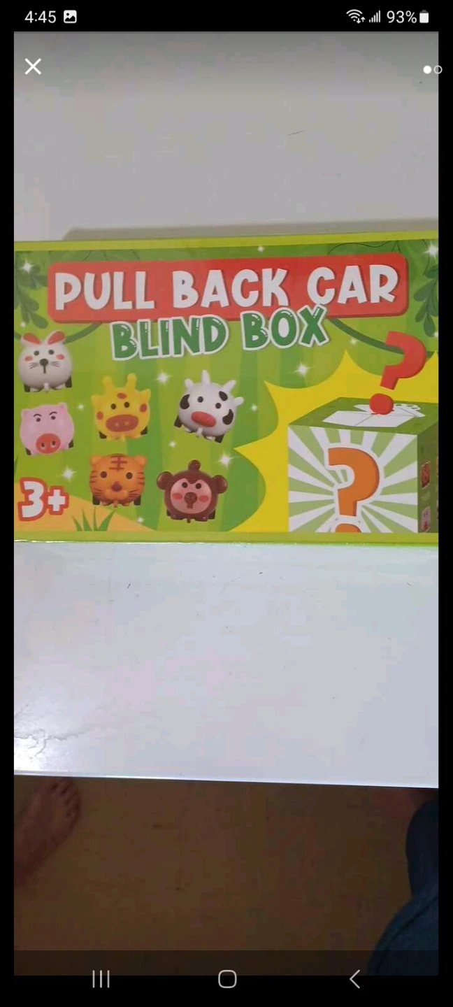 Pull Back Car Blind Box Toy