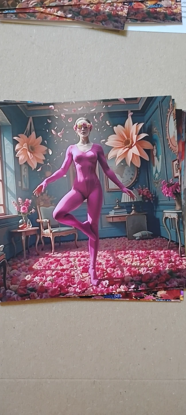 Art Print - Woman in Flower Room - photo 5