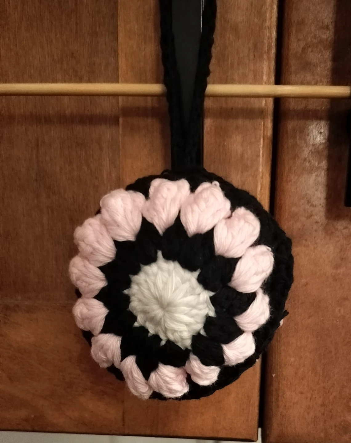 Crocheted Flower Pouch for Wireless Earbuds