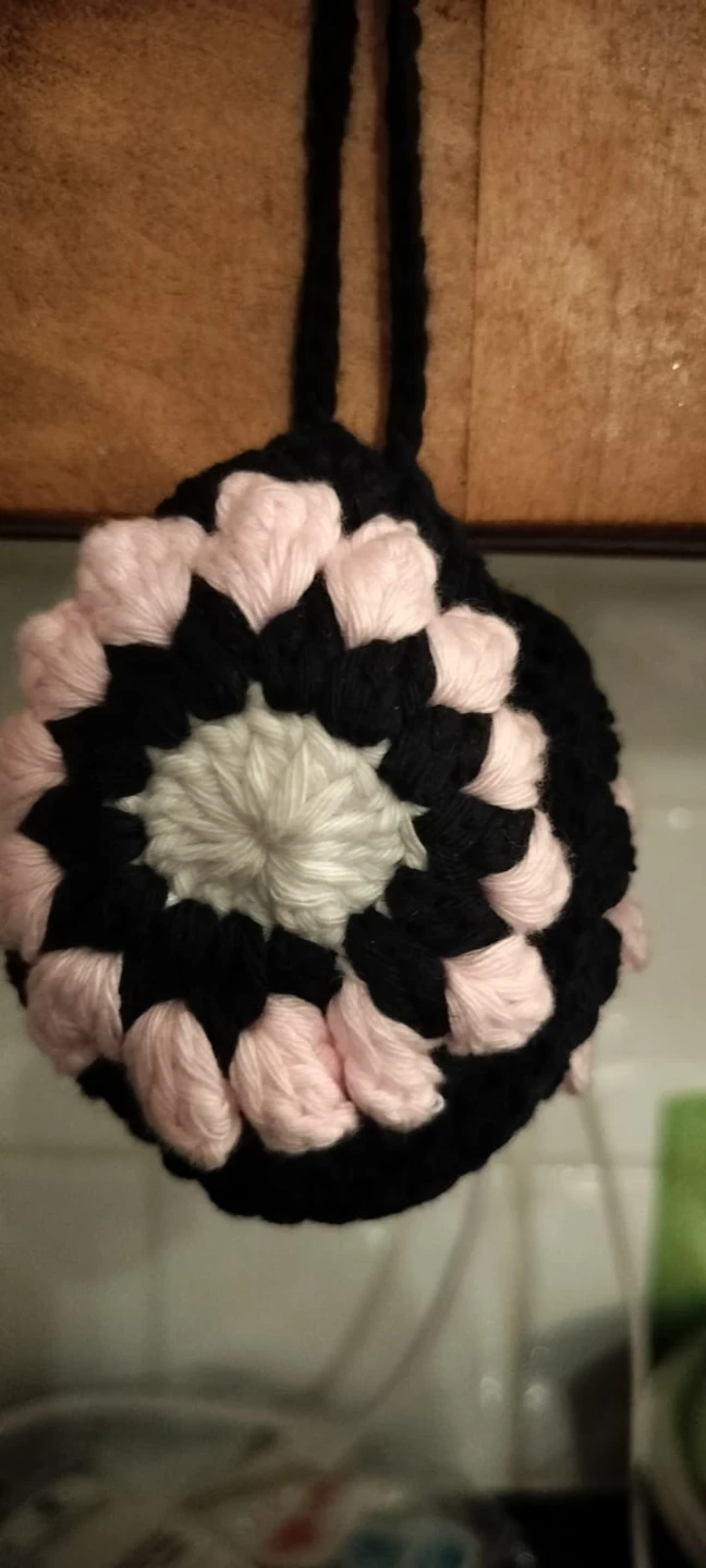 Crocheted Flower Pouch for Wireless Earbuds - photo 3