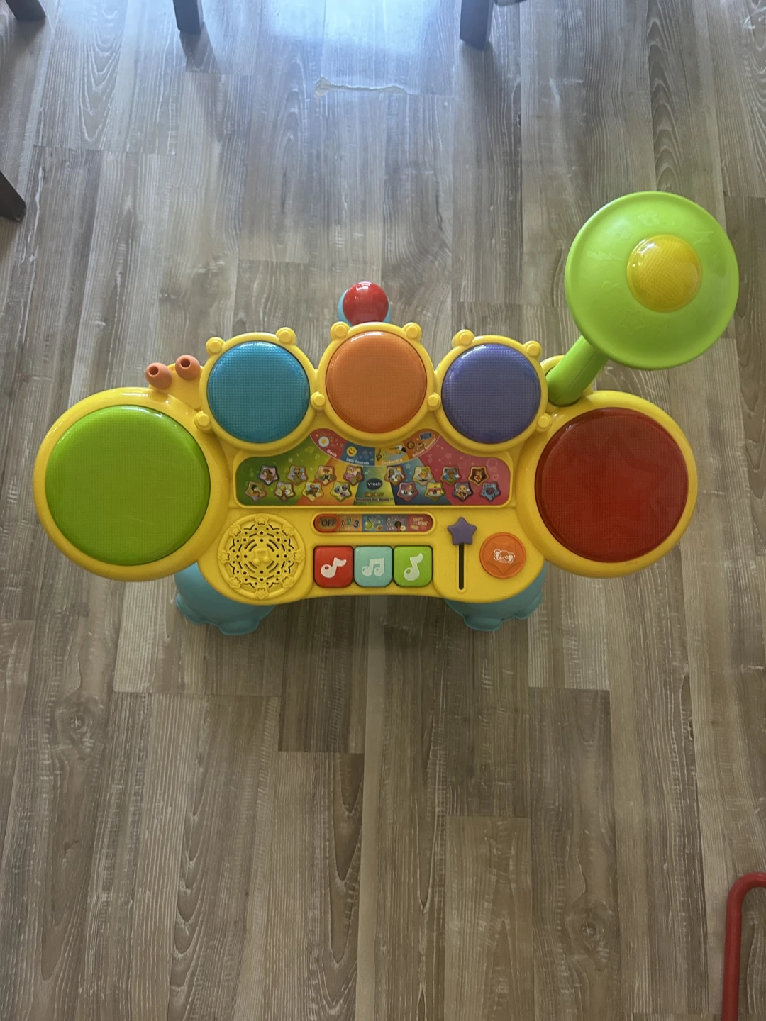 Kids drum set with stool