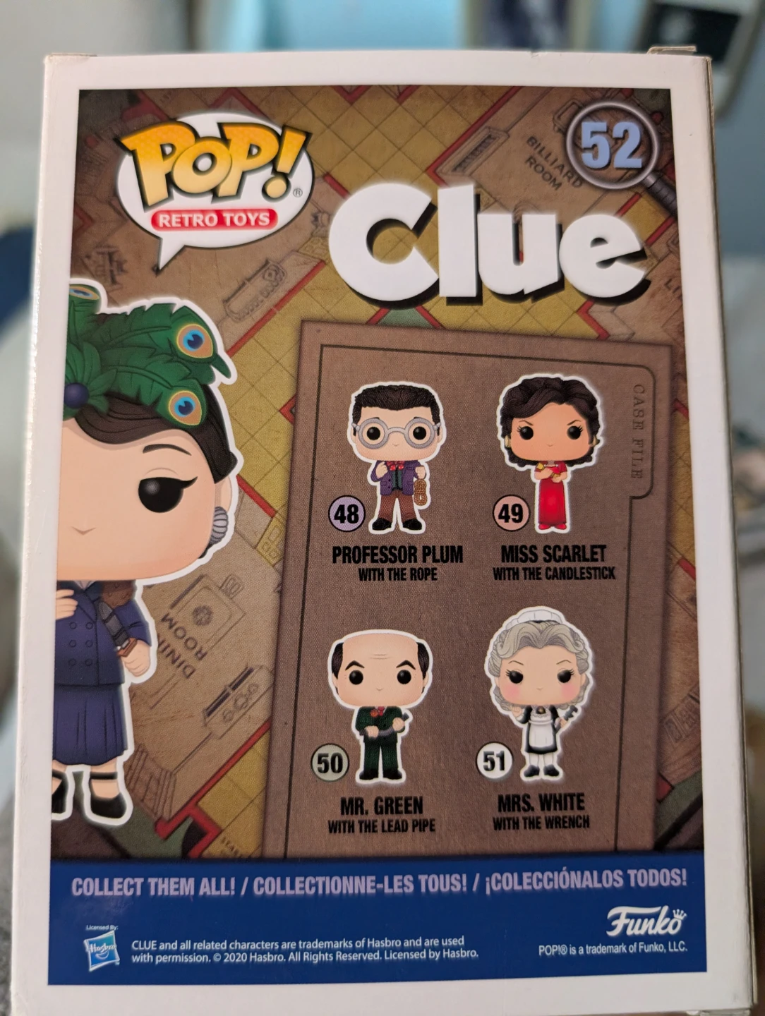Funko Pop! Clue Colonel Mustard  Revolver  Exclusive Lot of 2 - photo 4