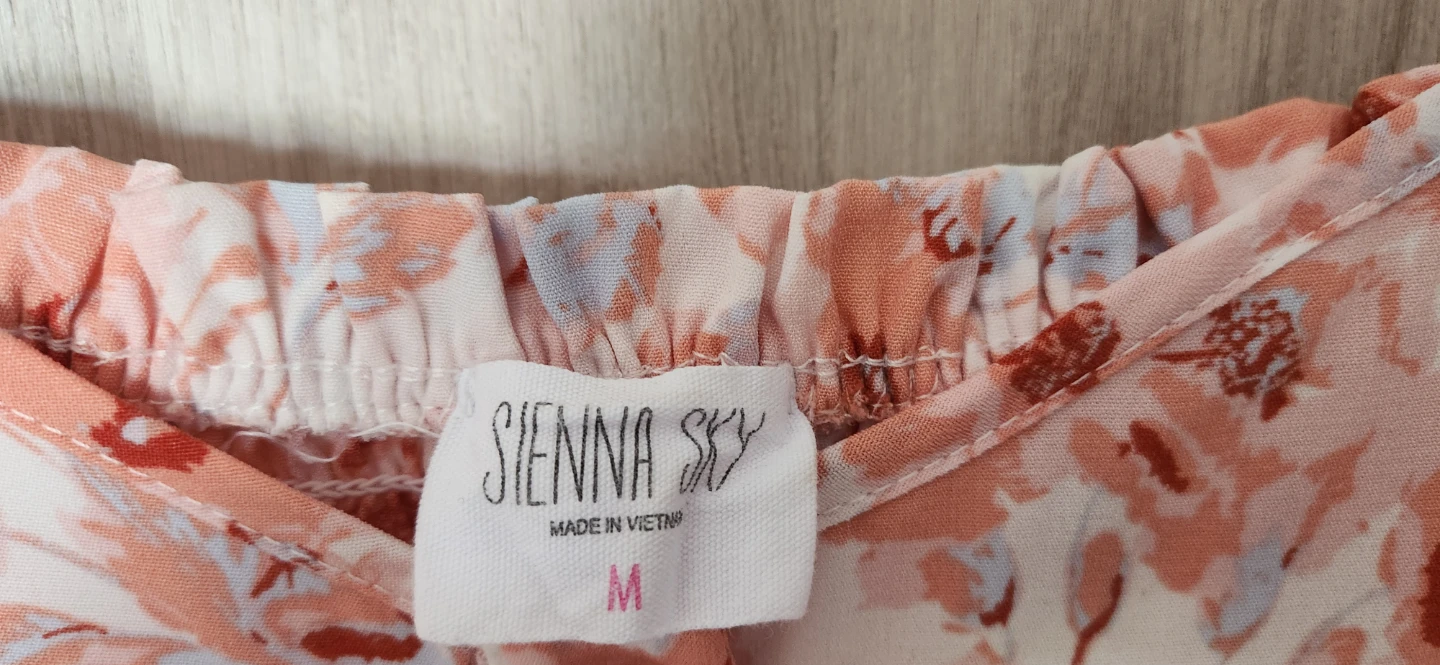 Sienna Sky Floral Print Off-the-Shoulder Dress - Size M - photo 3