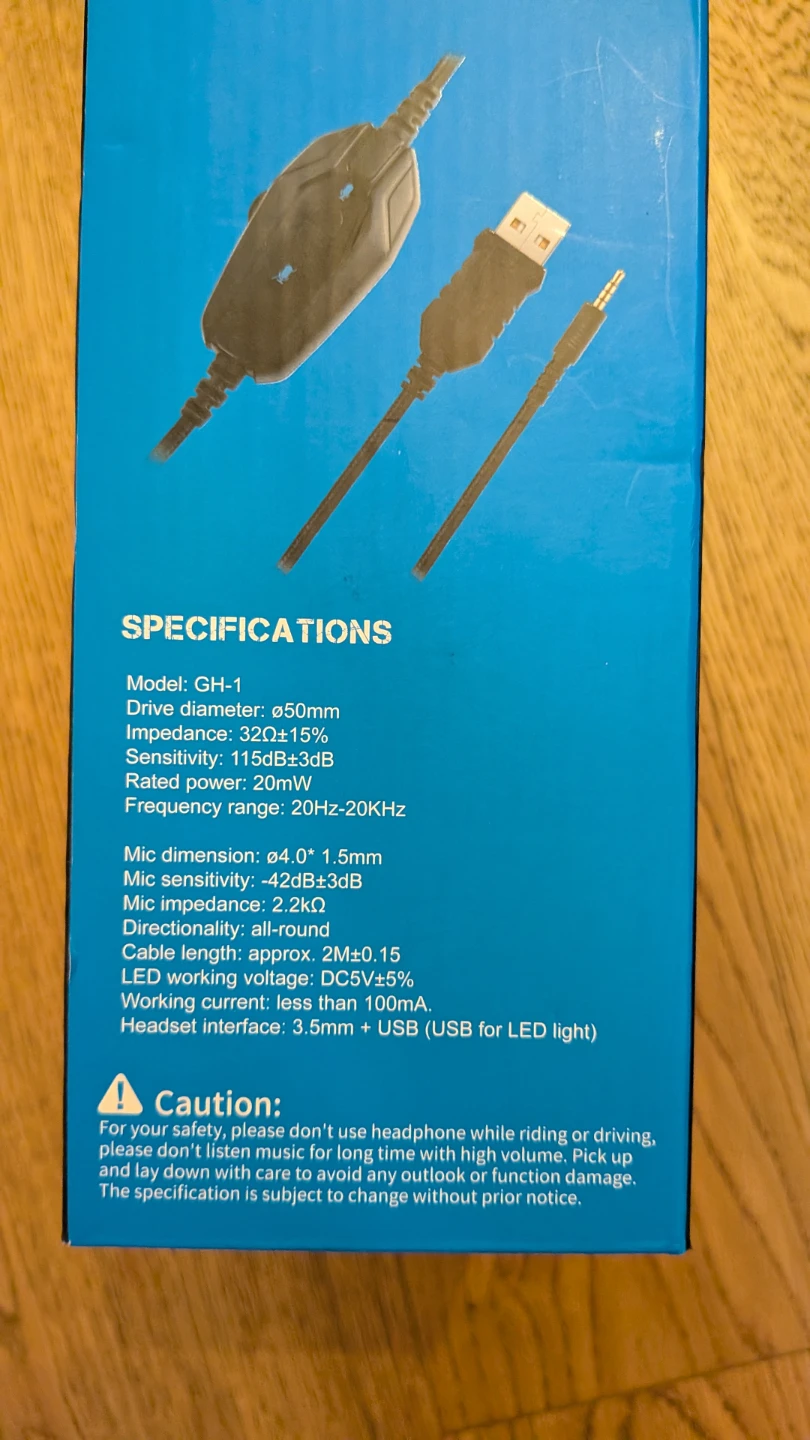 BRAND NEW GH-1 Gaming Headset - photo 4