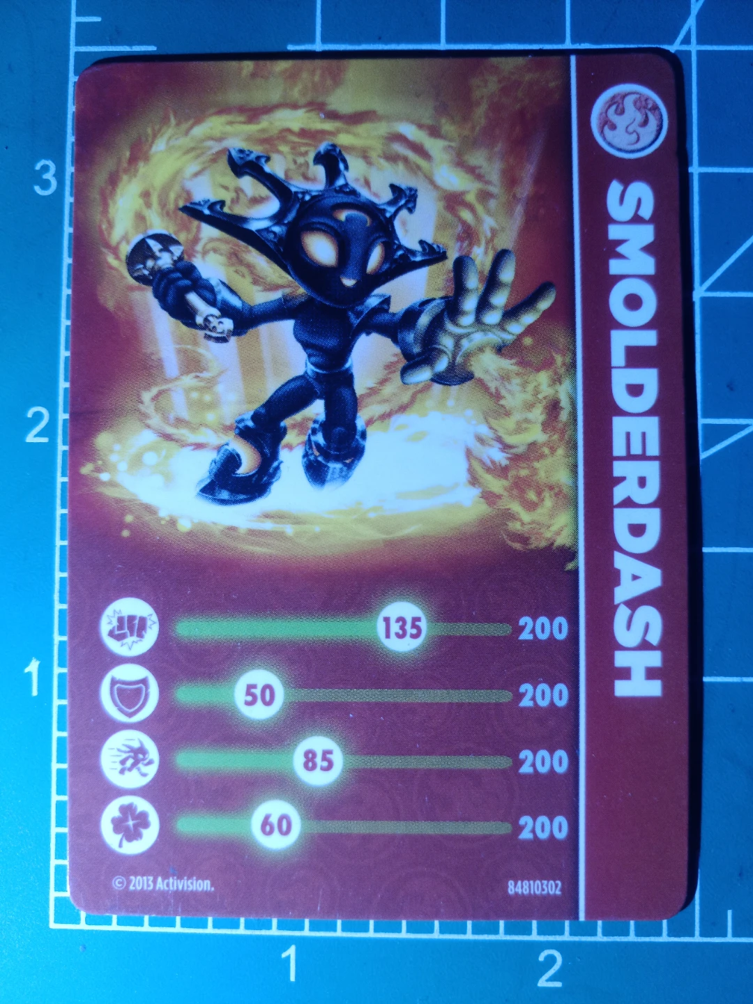 Skylanders Swap Force Smolderdash Card