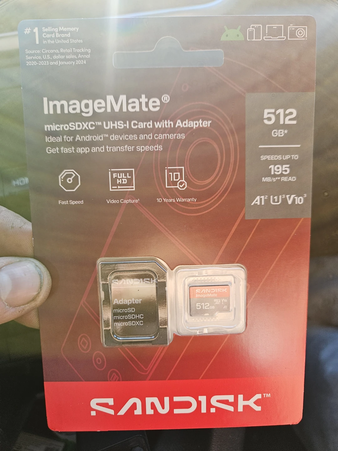 SanDisk 512GB ImageMate microSDXC UHS-I Card with Adapter