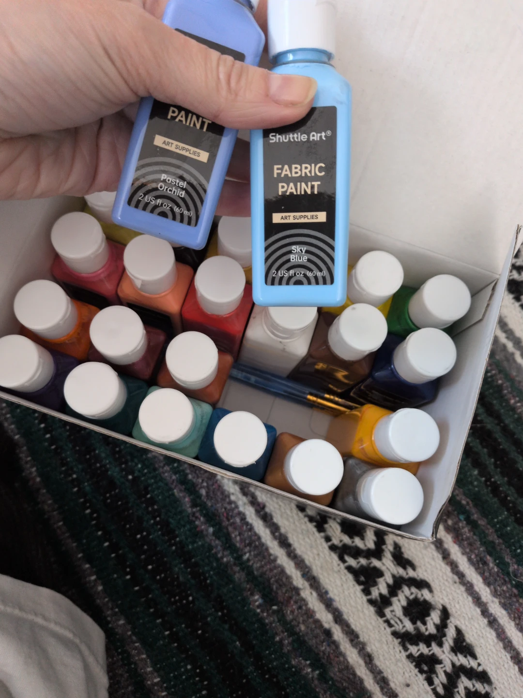 Brand new Shuttle Art 24 Colors Fabric Paint Set - photo 4