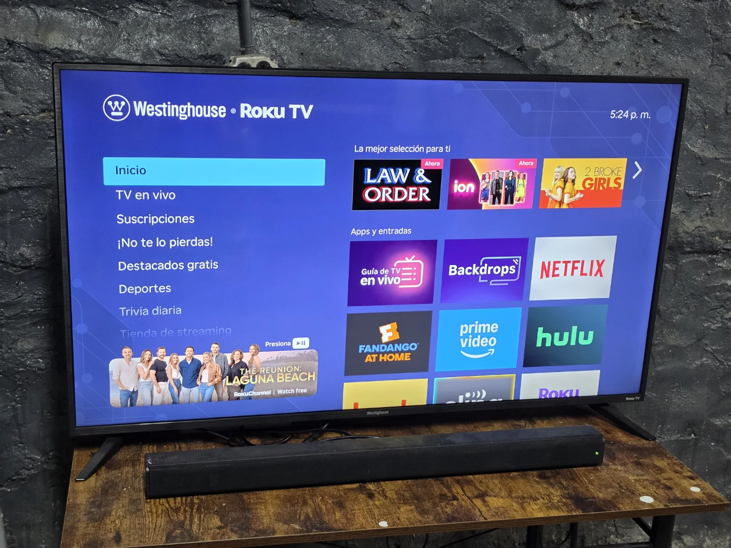 Westinghouse Roku TV | 4k | 50 in and sound bard