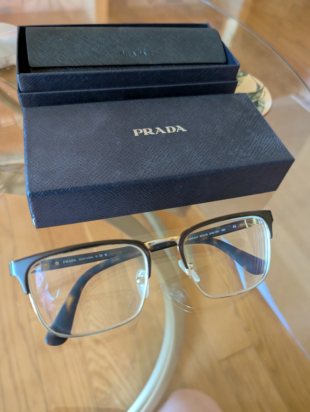 PRADA Prescription Eyeglasses with Case and Box