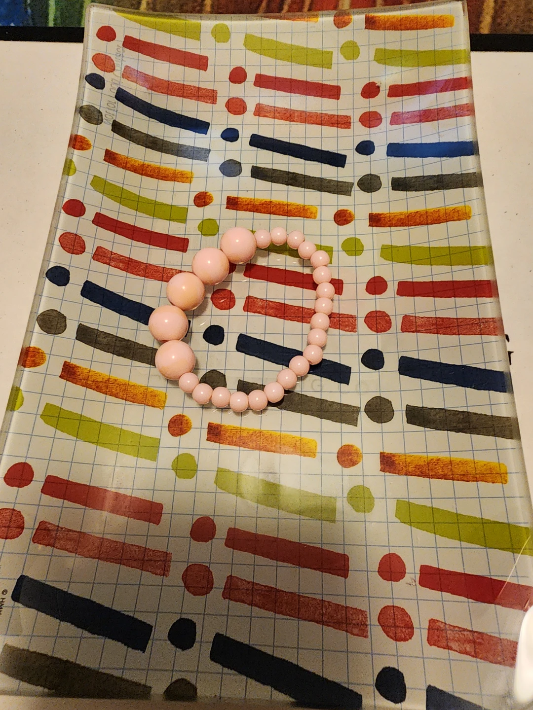 Pink Beaded Bracelet