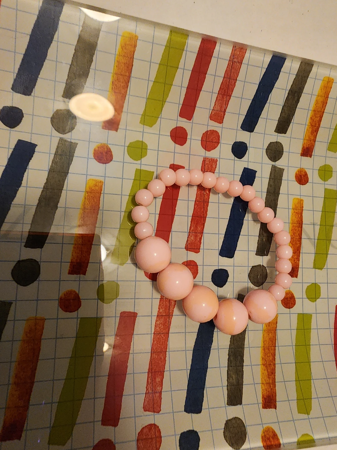 Pink Beaded Bracelet - photo 2