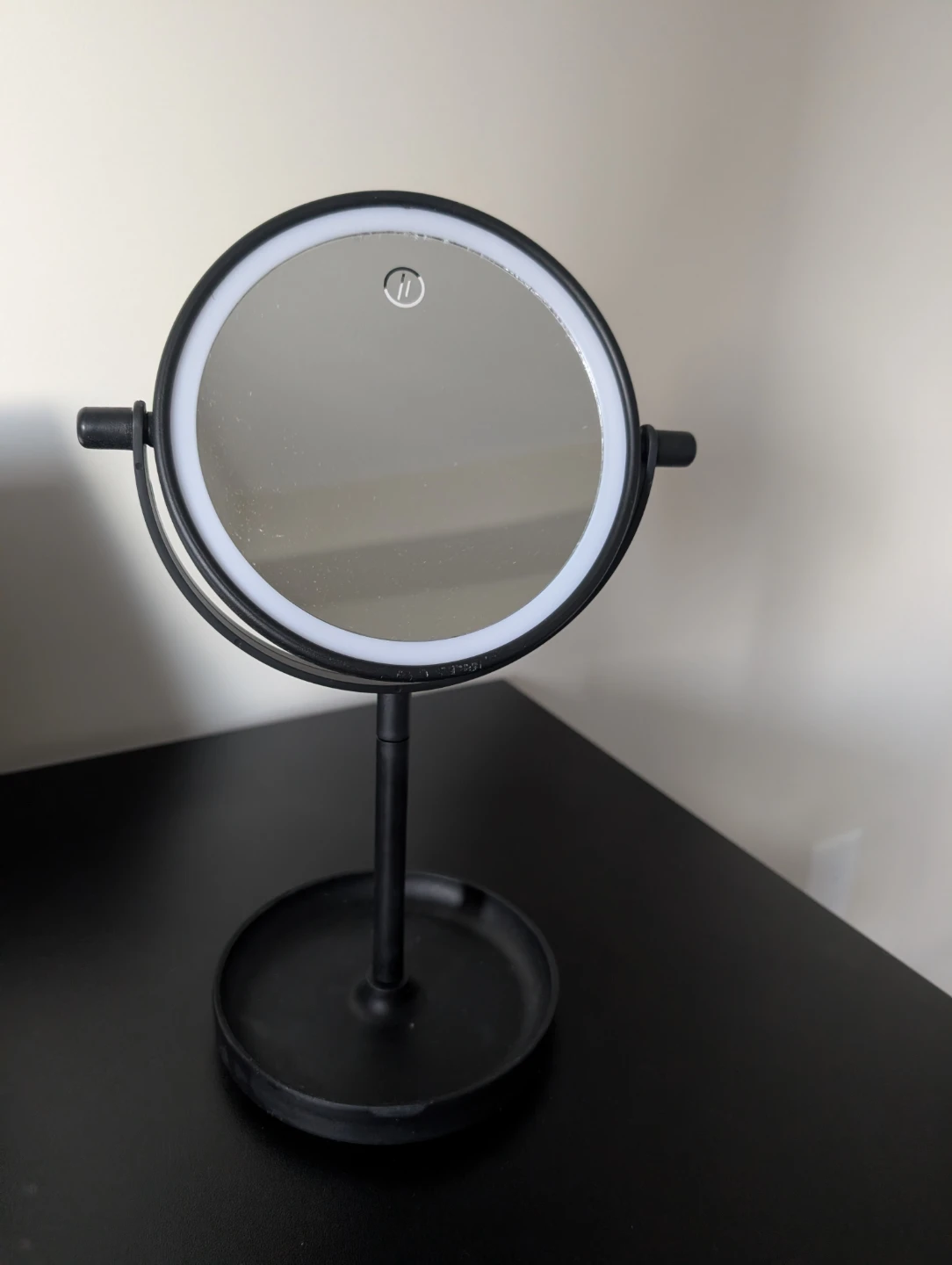 Black LED Vanity Mirror