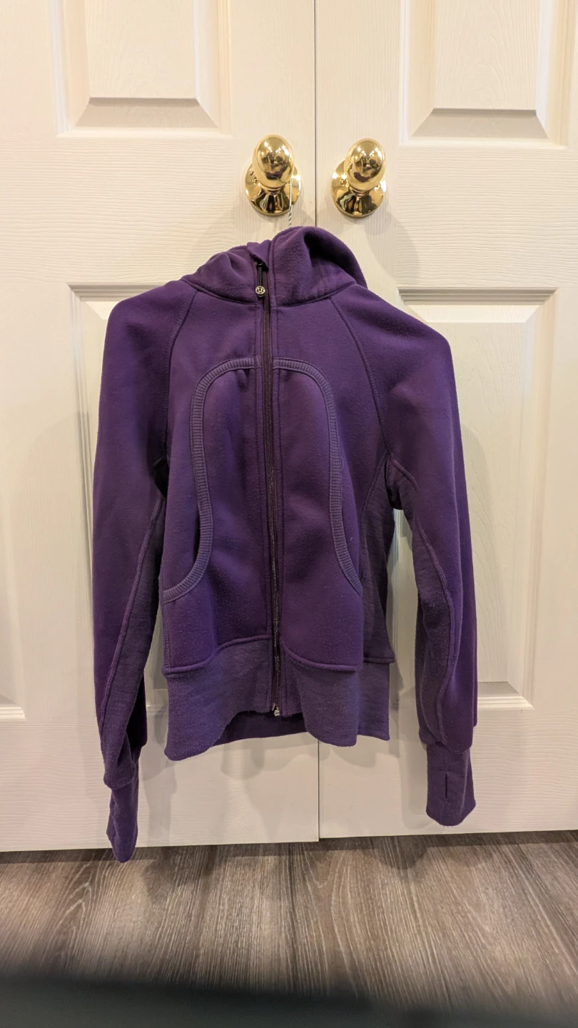 Lululemon Purple Zip-Up Hoodie