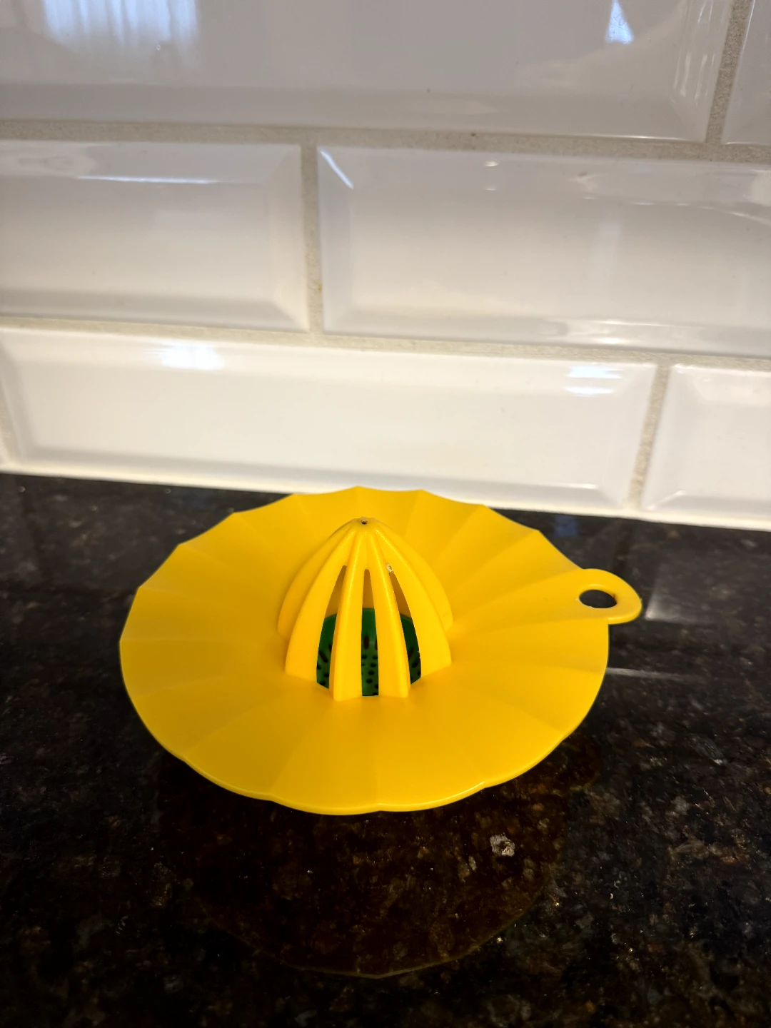 Yellow Citrus Juicer Strainer