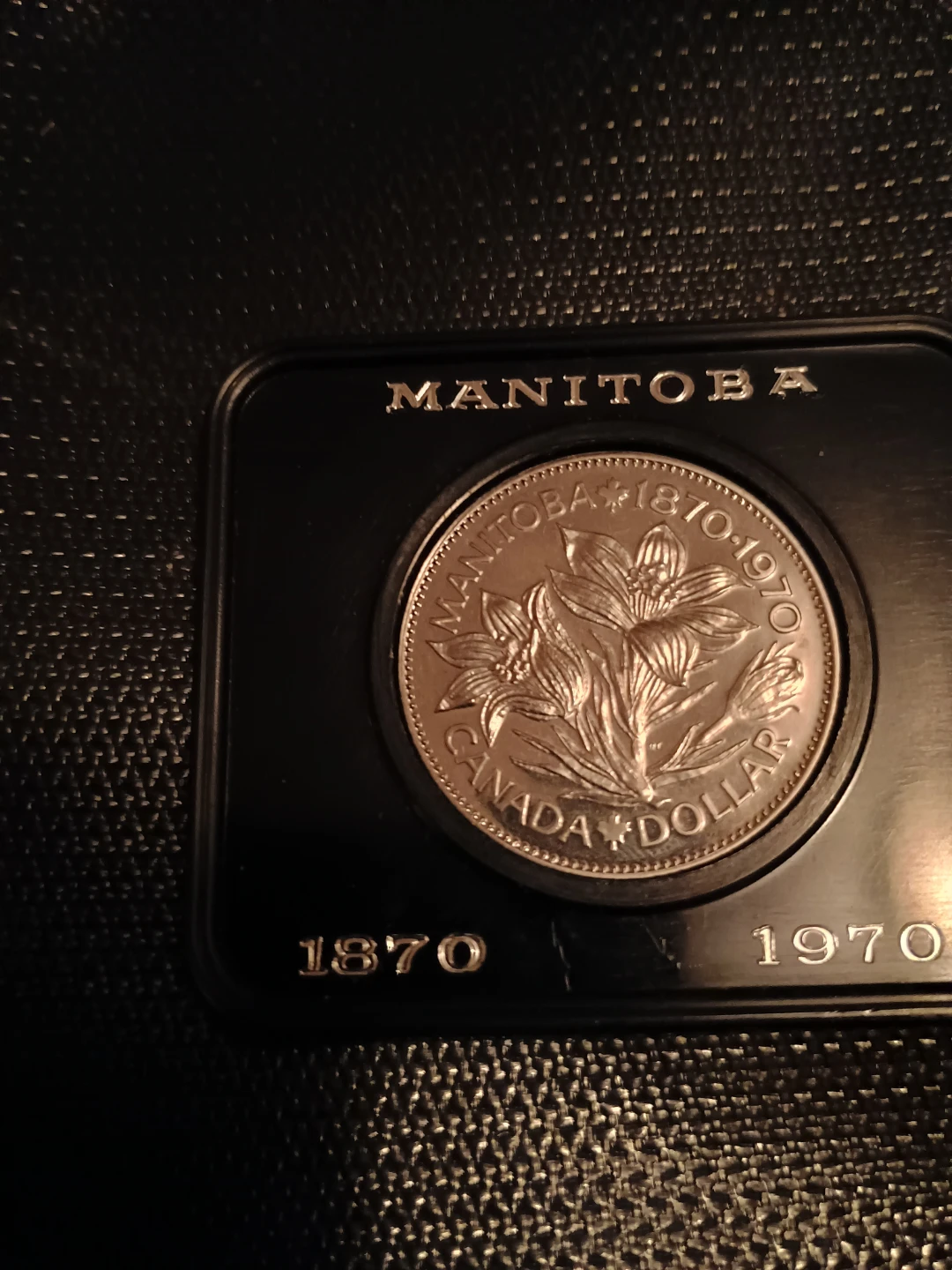 1970 Manitoba Canada Dollar Coin
