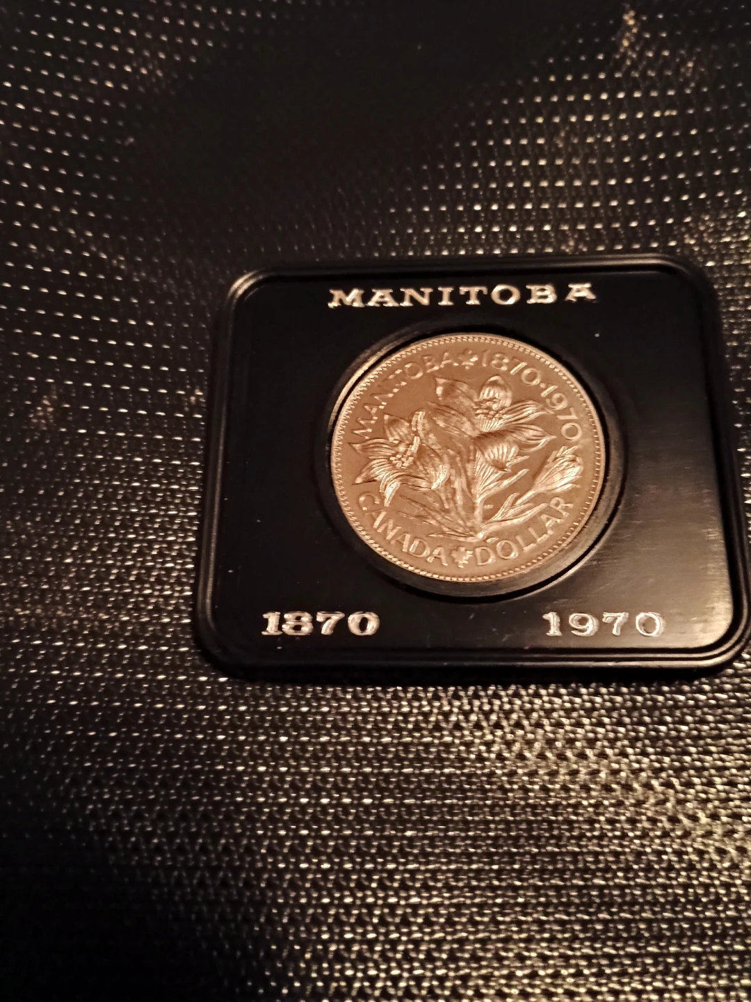 1970 Manitoba Canada Dollar Coin - photo 3