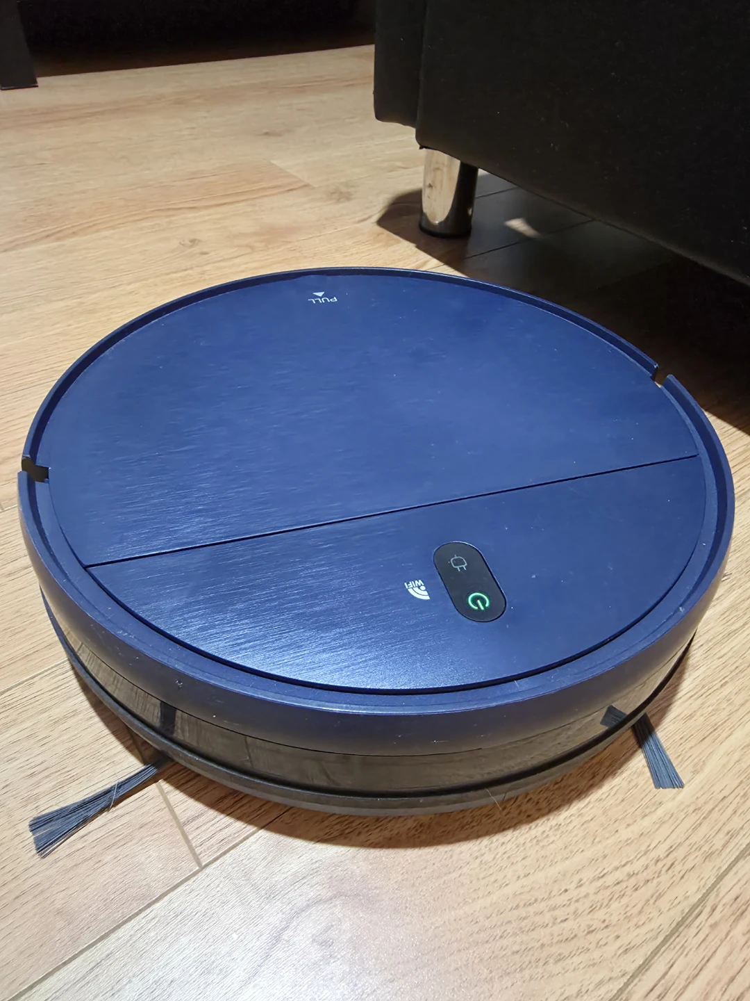 Blue Robot Vacuum Cleaner