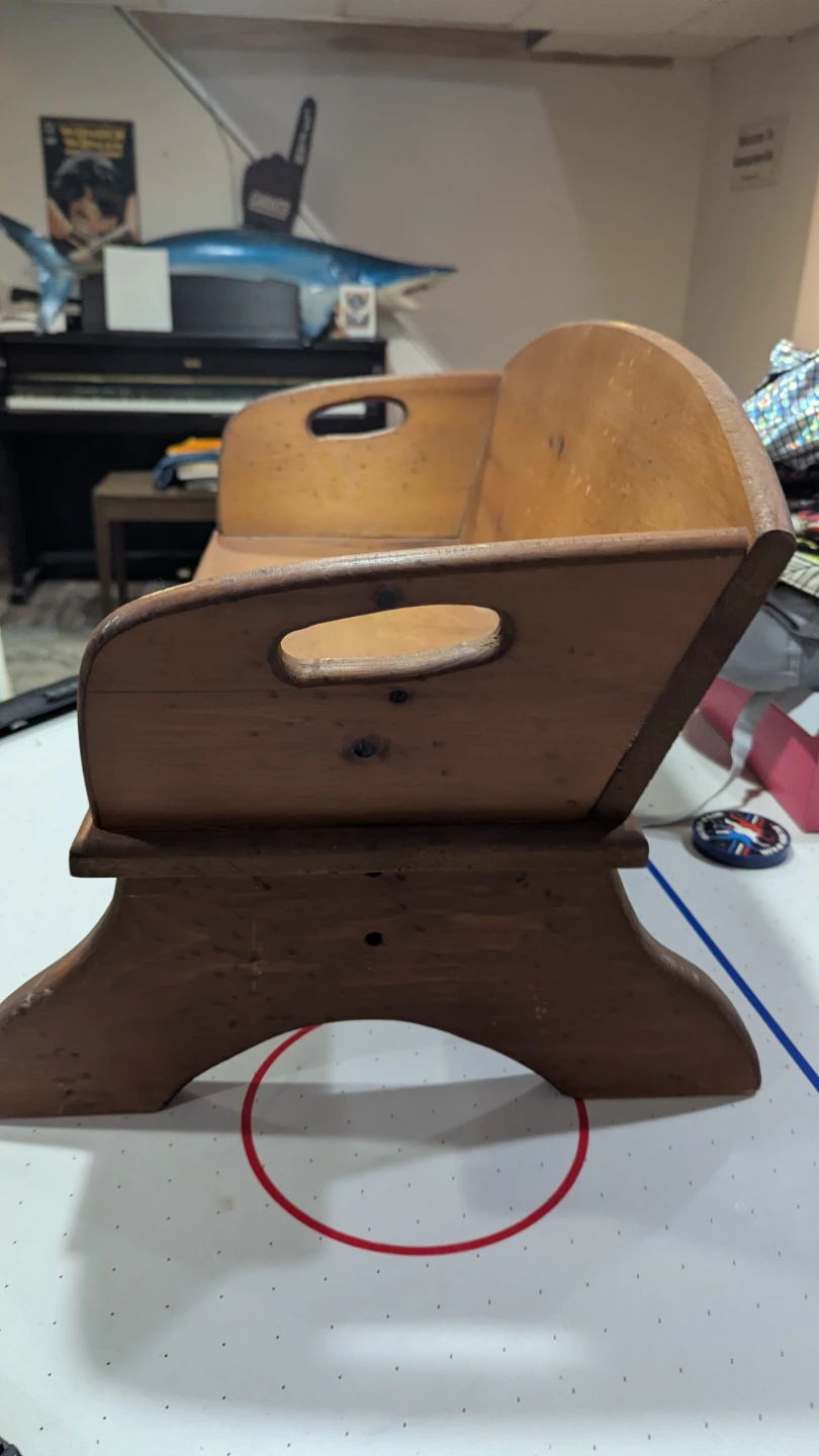 Wooden Child's or Toy Bench - photo 3