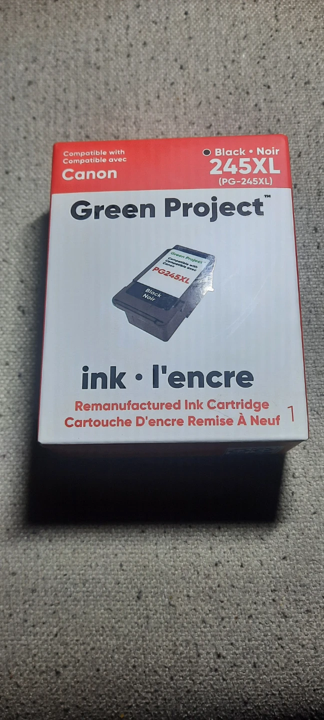 Green Project Canon PG-245XL Black Ink Cartridge #freecycle - photo 2