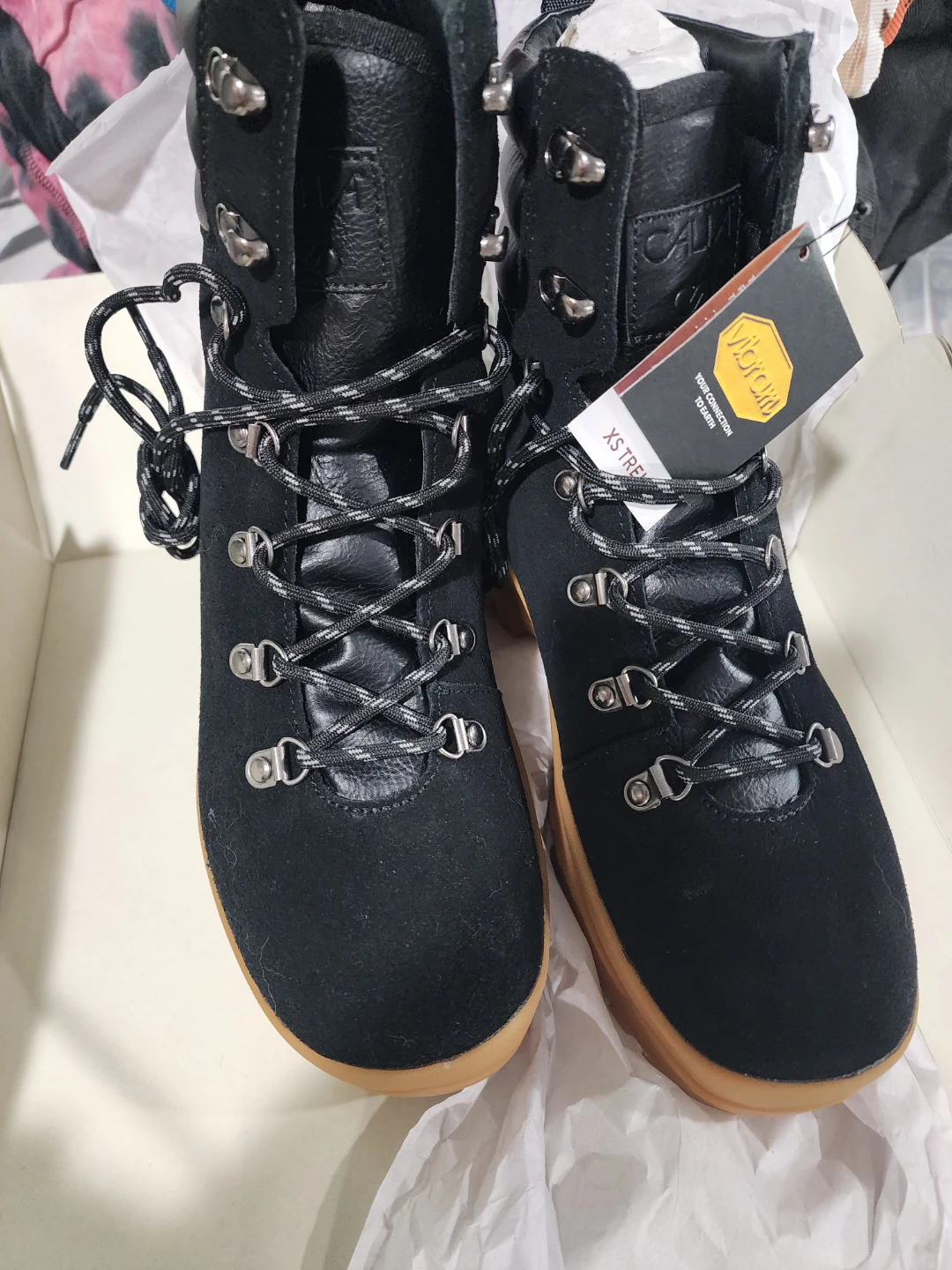 CALISOX Black Suede Hiking Boots - photo 2