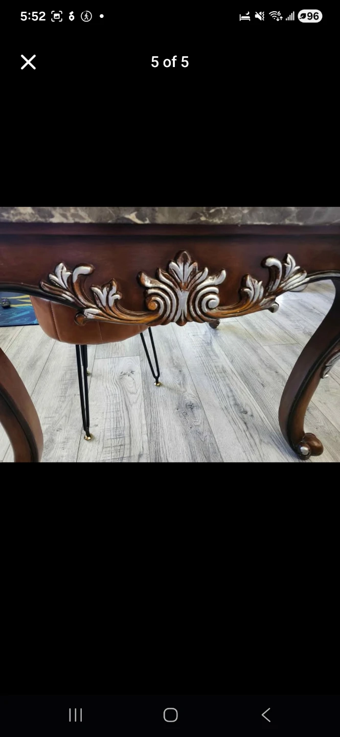 Ornate Marble Top Coffee Table - photo 5