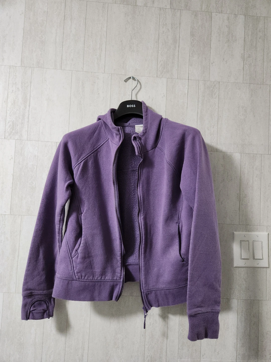 Purple Full-Zip Hoodie - photo 2