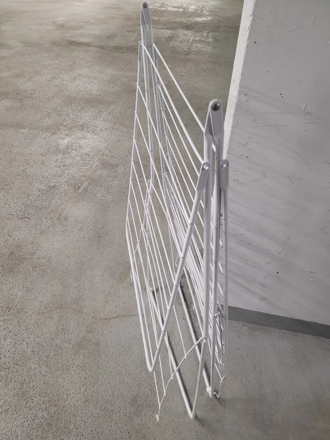 White Folding Clothes Drying Rack