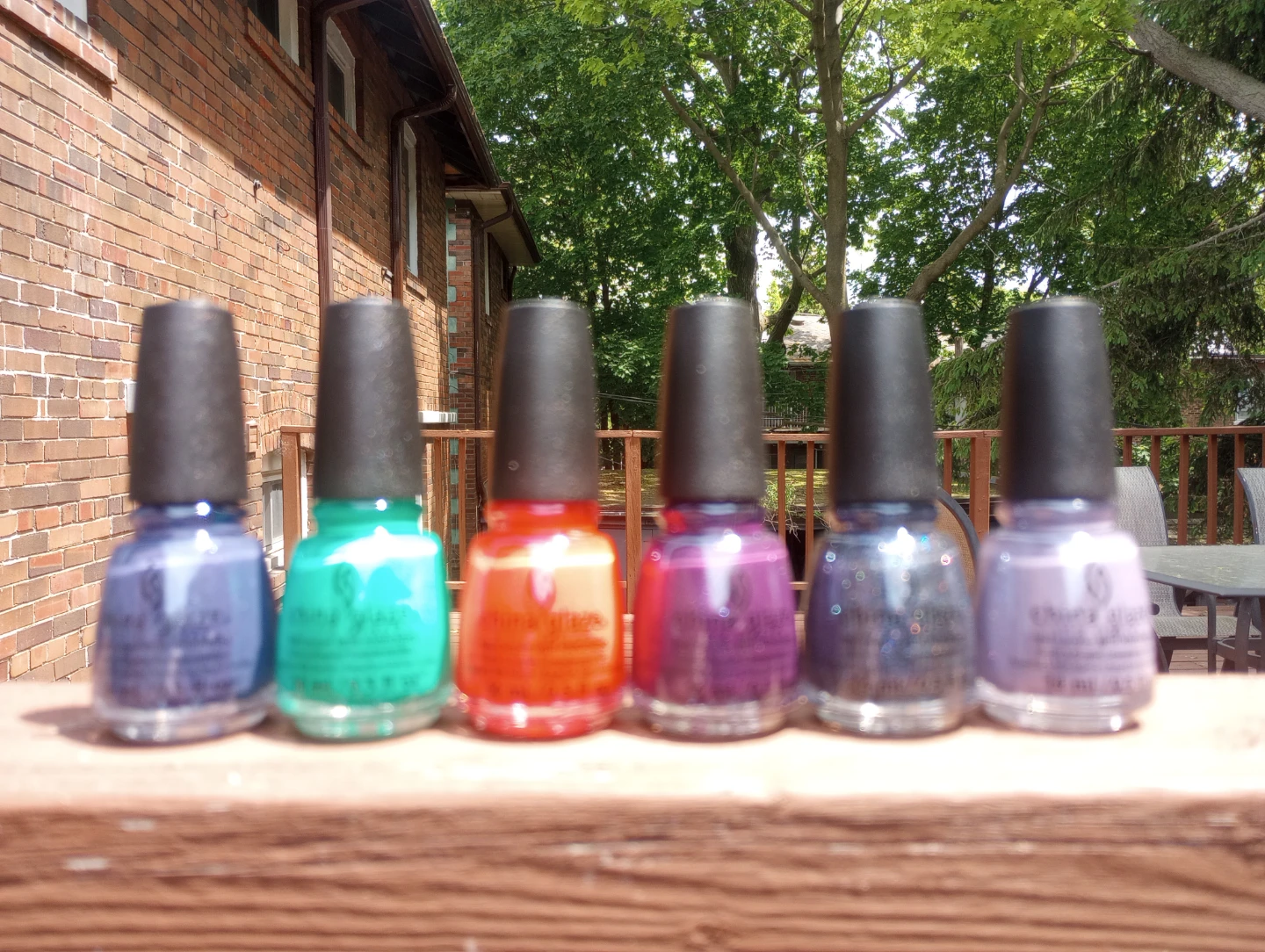 6 NEW China Glaze Nail Polishes
