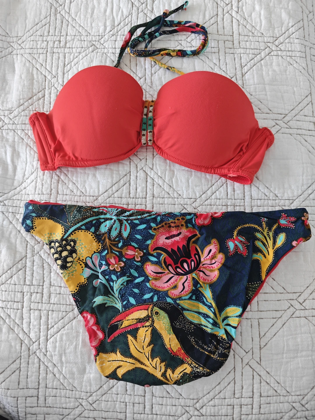 Size XS - Reversible Bikini Bundle with Bandeau Top