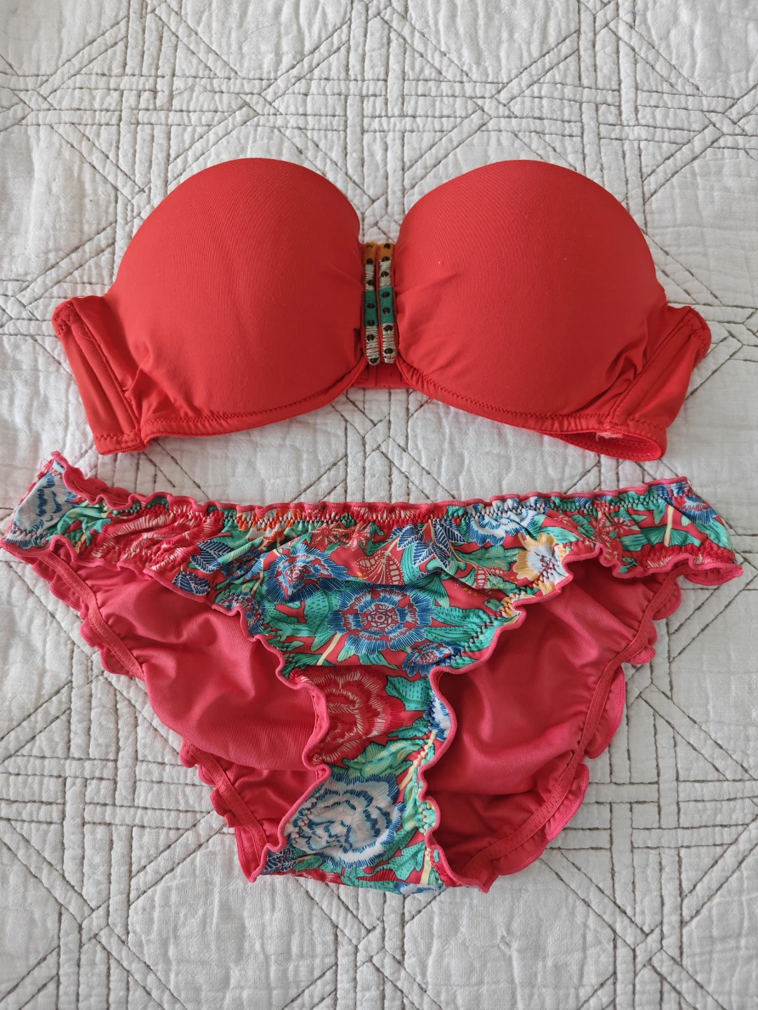 Size XS - Reversible Bikini Bundle with Bandeau Top - photo 2