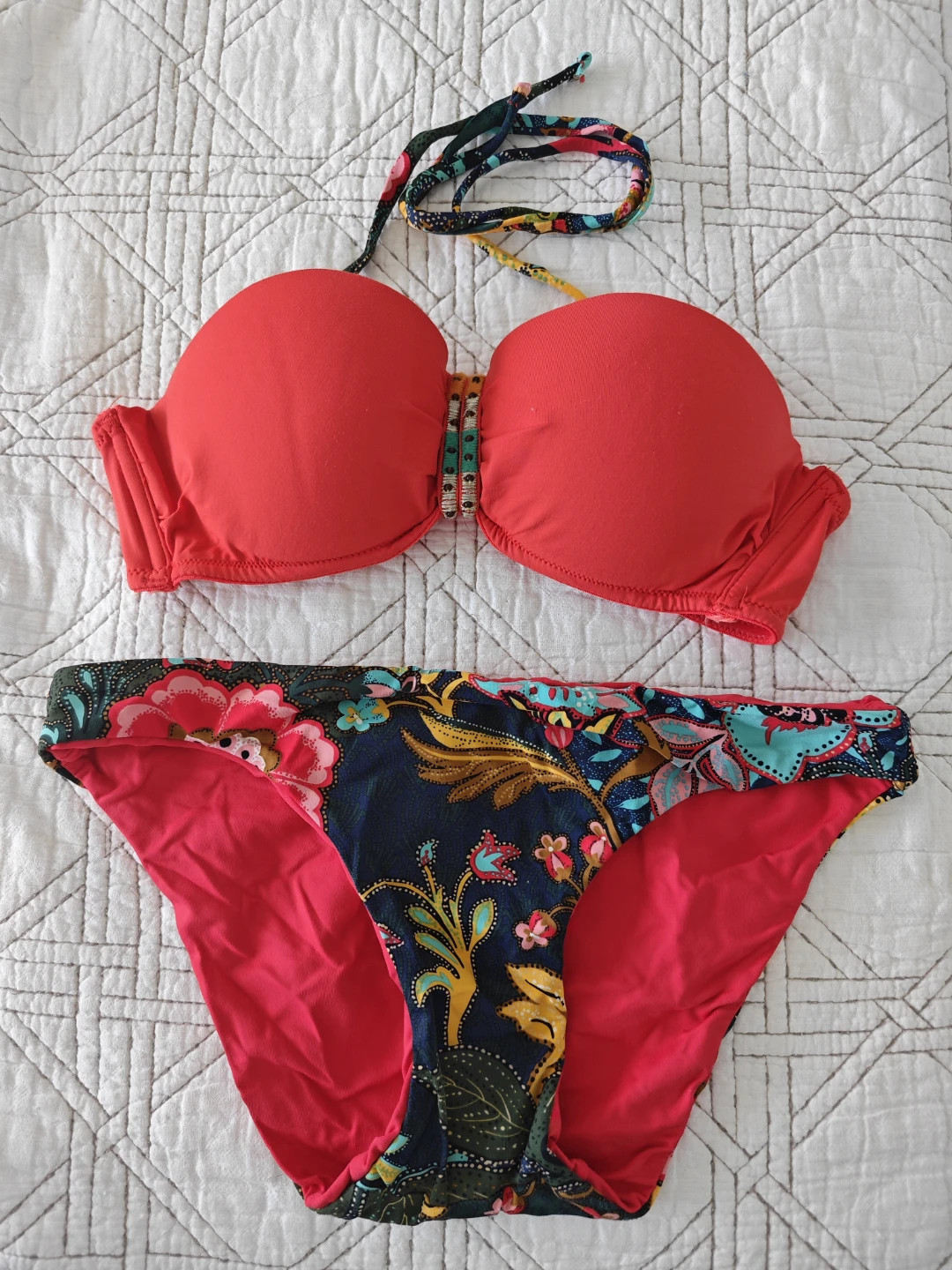 Size XS - Reversible Bikini Bundle with Bandeau Top - photo 3