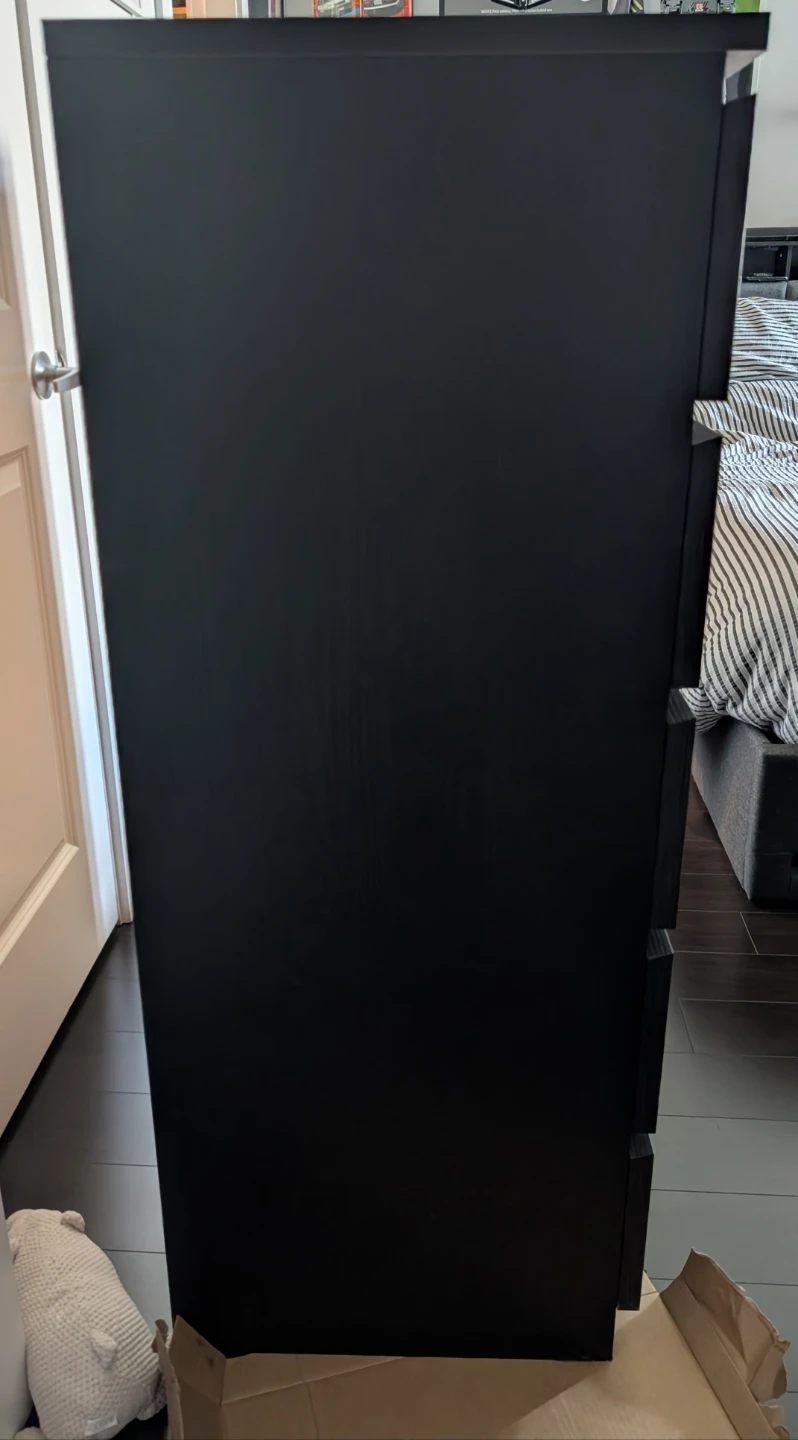 Black Dresser with 6 Drawers - photo 2