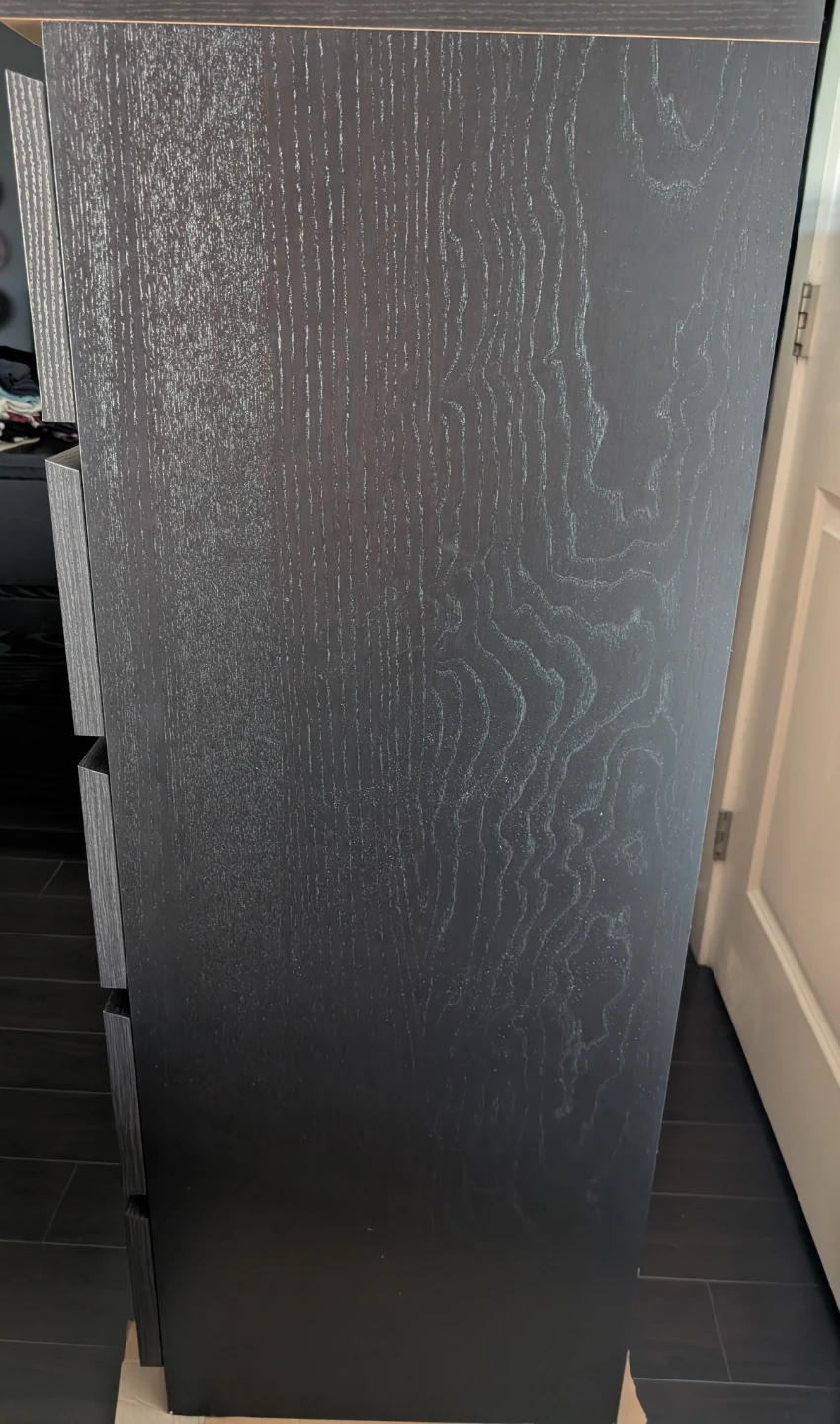 Black Dresser with 6 Drawers - photo 3
