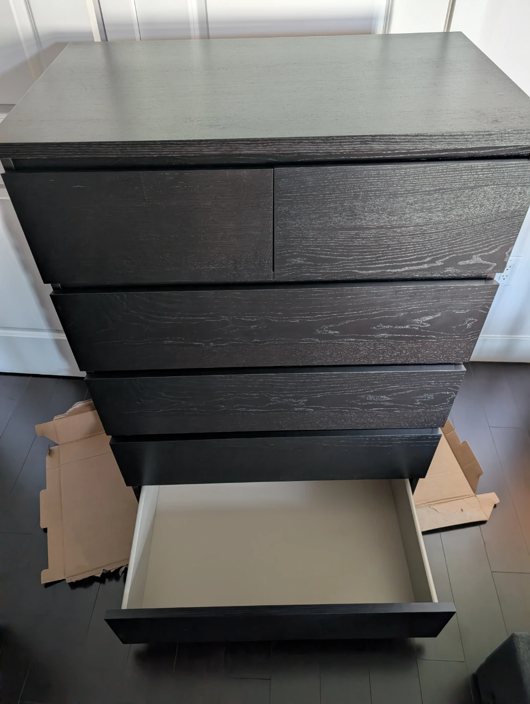 Black Dresser with 6 Drawers - photo 5