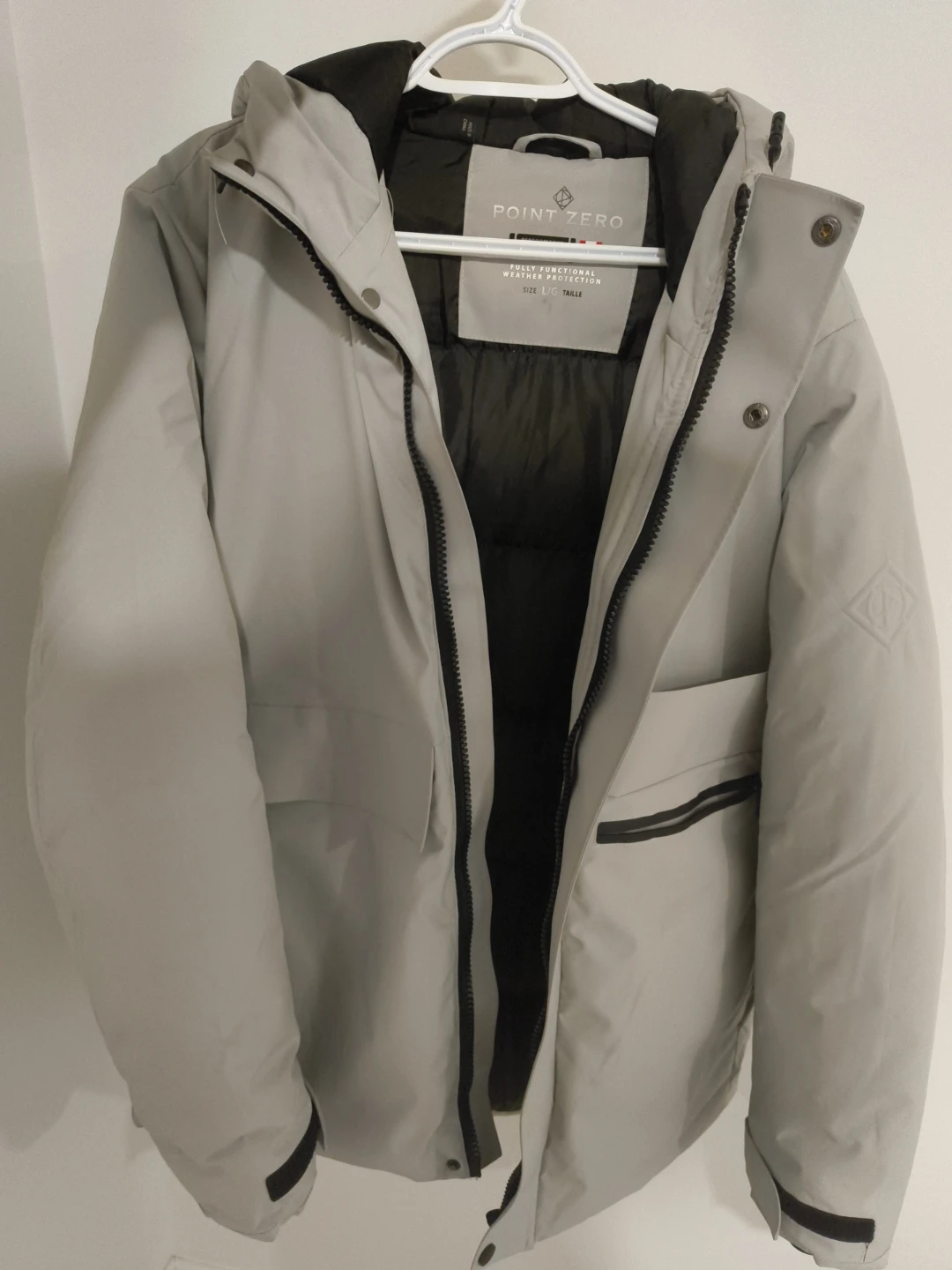 Point Zero Men's Grey Winter Jacket