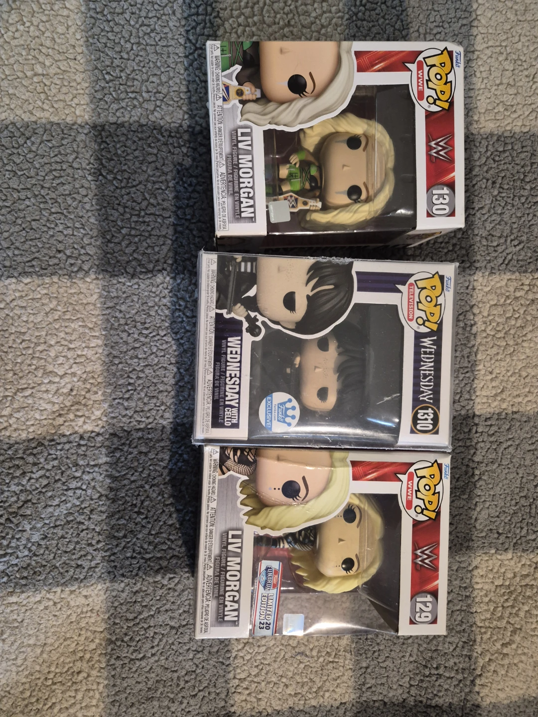 Funko Pop! WWE Liv Morgan & Wednesday Figures
