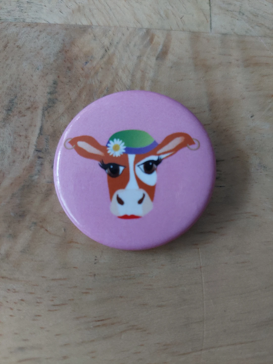 Cute Cow Pin Badge