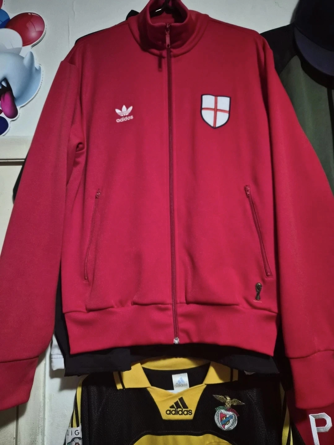 England Adidas World Cup Vintage Soccer zip up sweater ⚽️