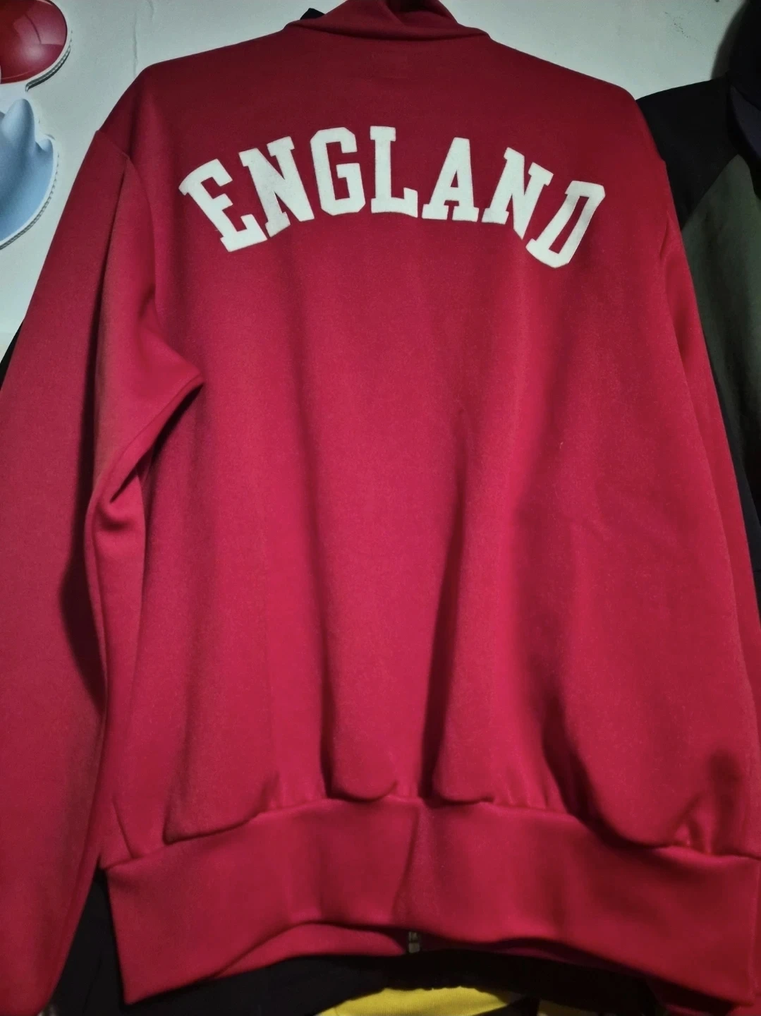 England Adidas World Cup Vintage Soccer zip up sweater ⚽️ - photo 2