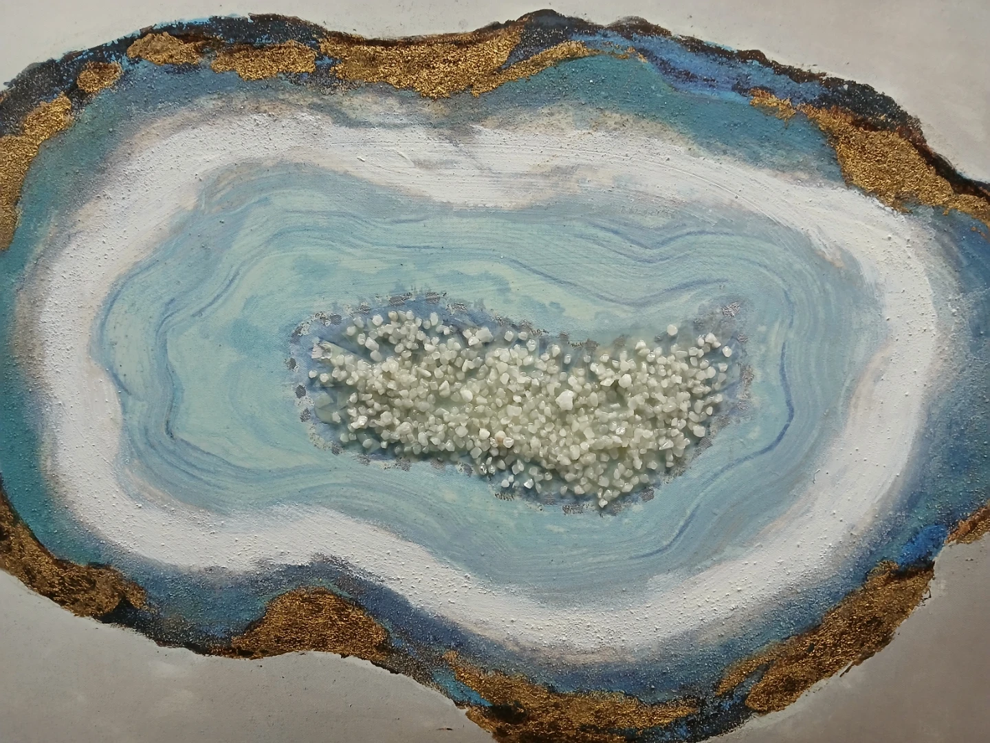 Geode Wall Art 36"×24" - photo 2