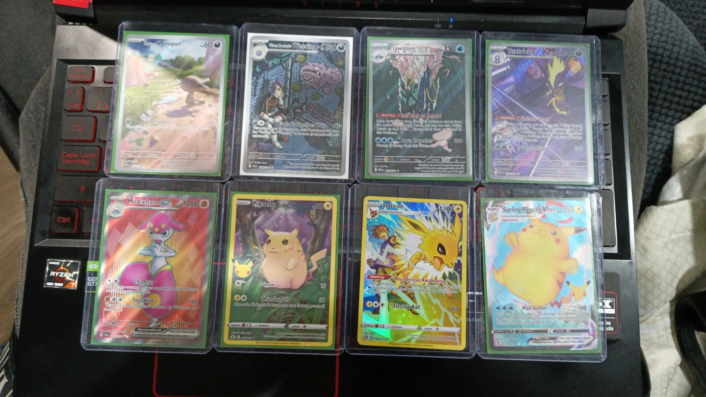 Collection of Pokémon Trading Cards