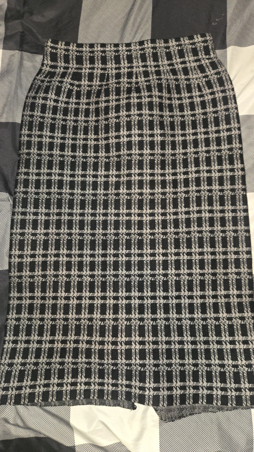 A&S Elegant Plaid Midi Skirt - photo 3