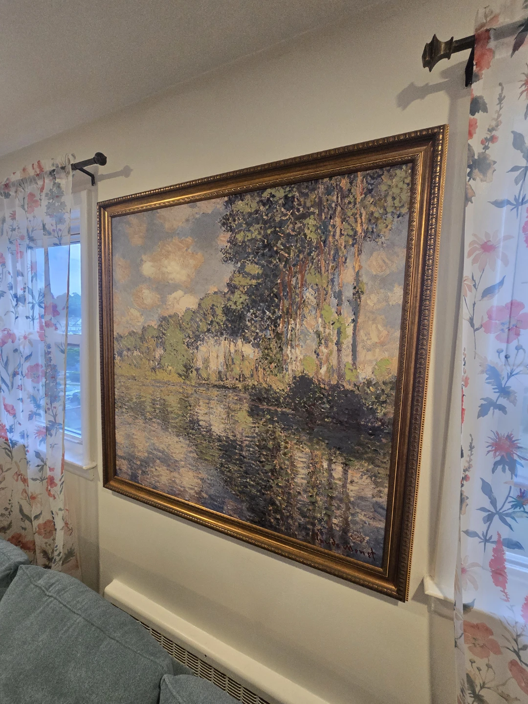 Claude Monet Water Lilies Framed Art Painting